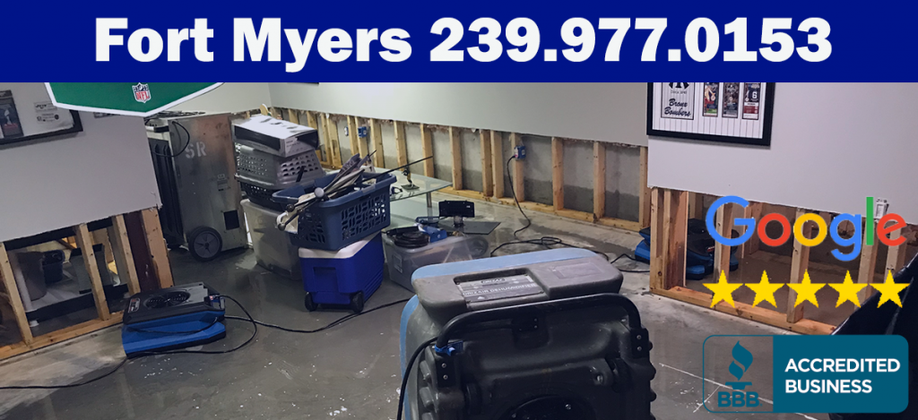water damage cleanup in Fort Myers
